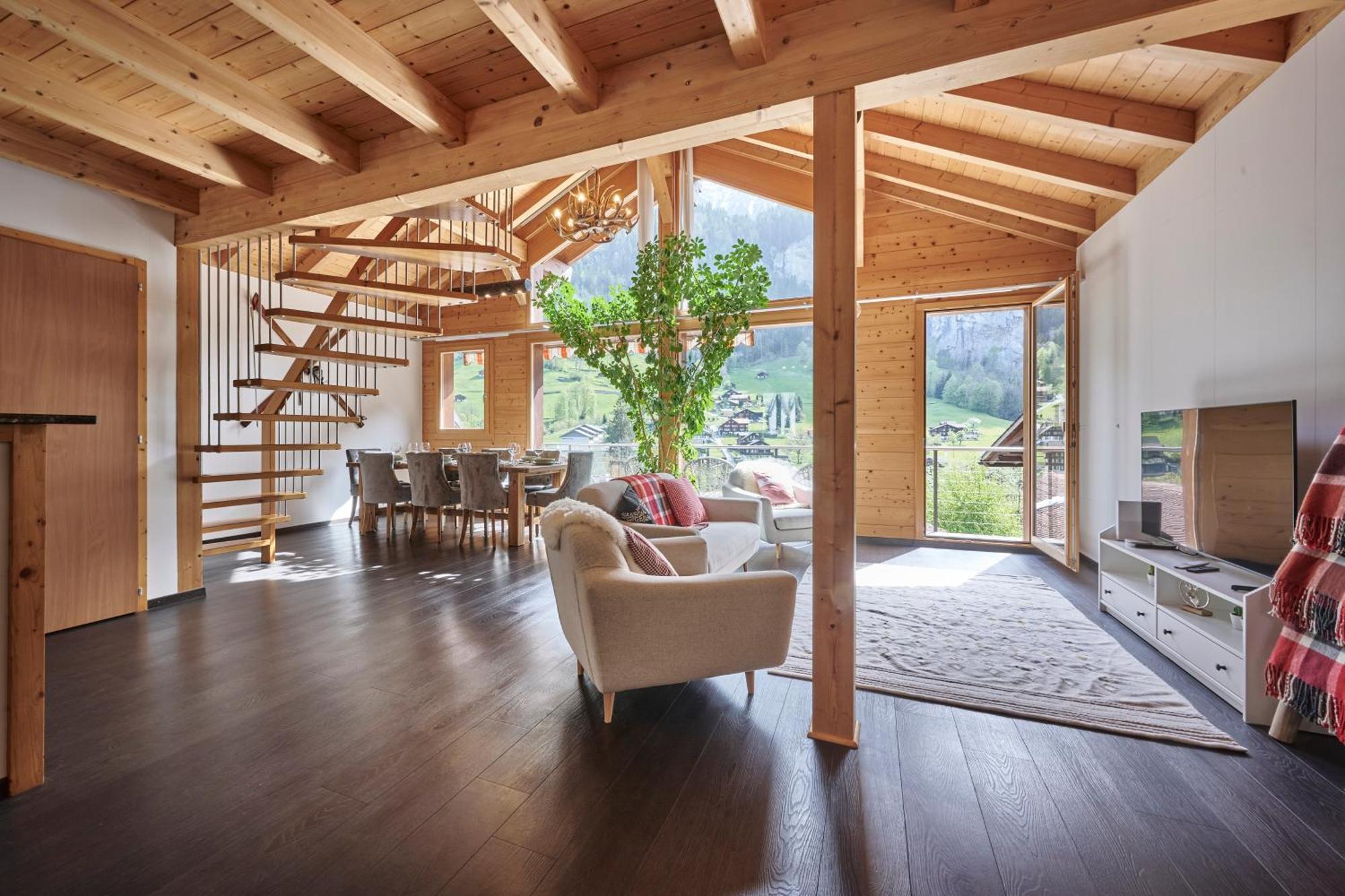 Chalet Лаутербруннен Экстерьер фото